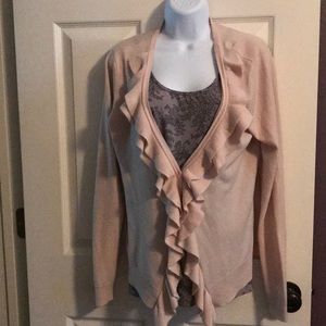 Two-piece sweater and camisole set